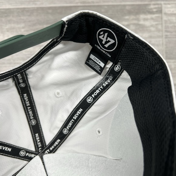 Men's Green Bay Packers '47 White/Green Suburbia Hitch Two-Tone Adjustable Hat - Picture 7 of 7